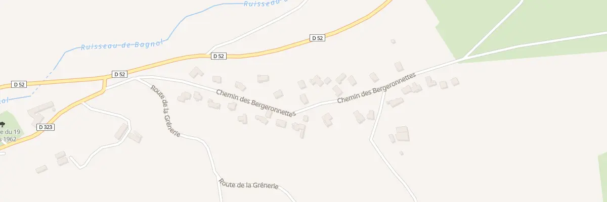 Plan du 245 Che des Bergeronnettes à Montmiral