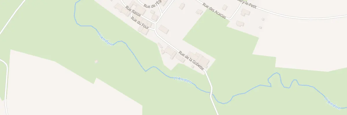 Plan du 2 Rue de la Gobette à Cléry-le-Grand