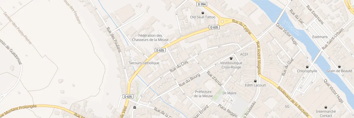 Plan du 37 Rue du Coq à Bar-le-Duc