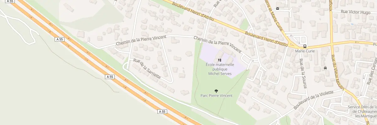 Plan du 2 Che Pierre Vincent à Châteauneuf-les-Martigues