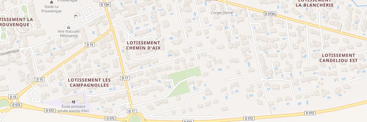 Plan du 210 Rue Gorlett à Pélissanne