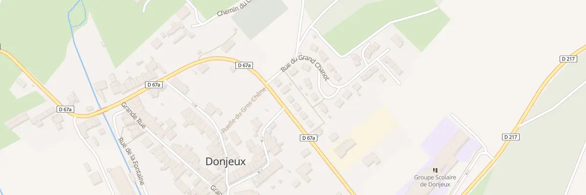 Plan du 61 Rte de Doulaincourt à Donjeux
