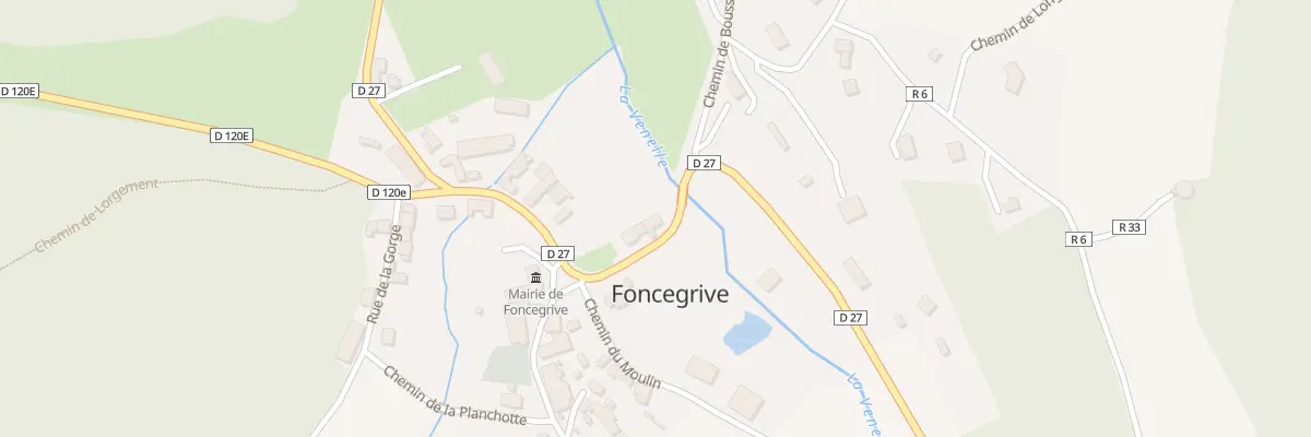 Plan du 3 Rue du Pont de la Venelle à Foncegrive