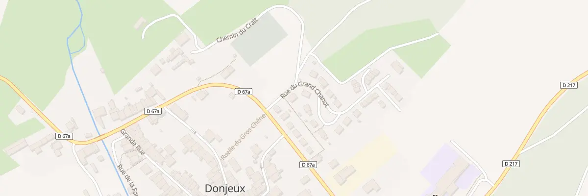 Plan du 4 Rue du Grand Chanot à Donjeux