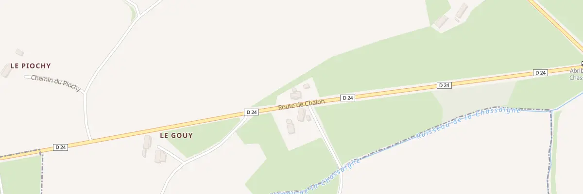 Plan du 2 Rte de Chalon à Devrouze