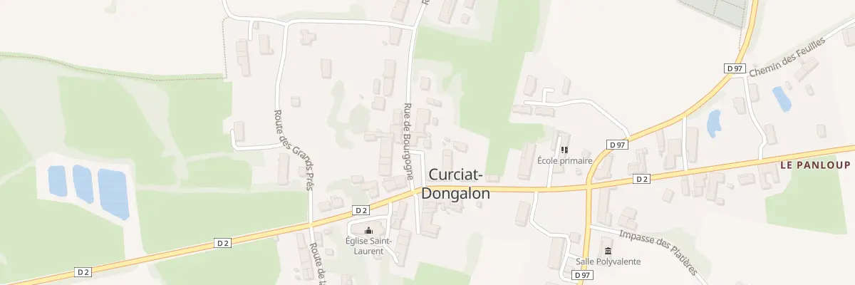 Plan du 50 Rue de Bourgogne à Curciat-Dongalon