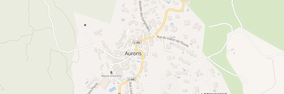 Plan du 8 Av de la Transhumance à Aurons
