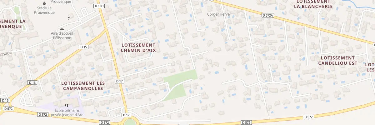 Plan du 9661 Rue Gorlett à Pélissanne