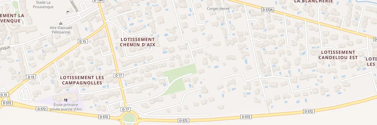 Plan du 212 Rue Gorlett à Pélissanne