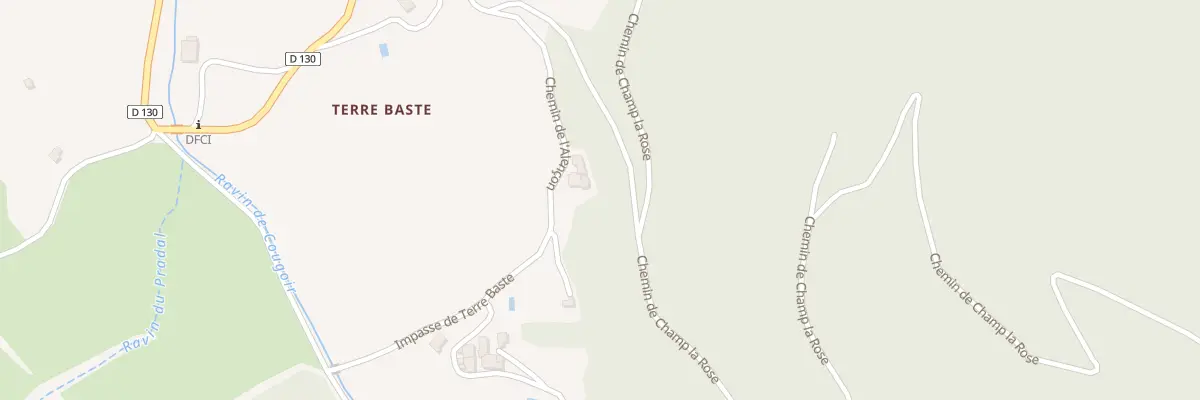 Plan du 5055 Alancon à Teyssières