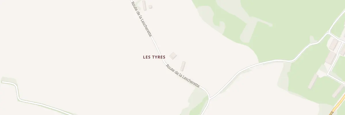 Plan du 154 Rte de la Lescherette à Curciat-Dongalon