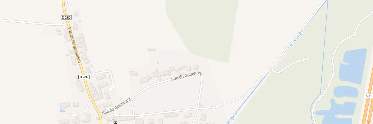 Plan du 21 Rue du Gouterant à Orgeux