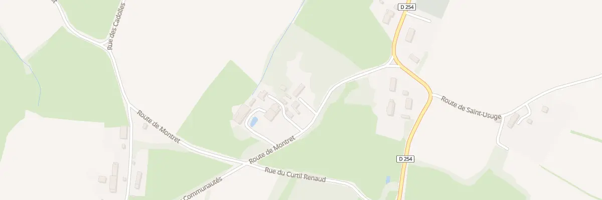 Plan du 150 Rte de Montret à Juif