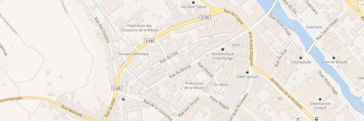 Plan du 51 Rue du Bourg à Bar-le-Duc