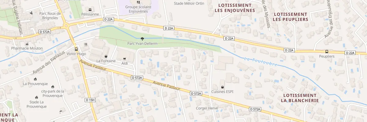 Plan du 334 Av Pasteur à Pélissanne