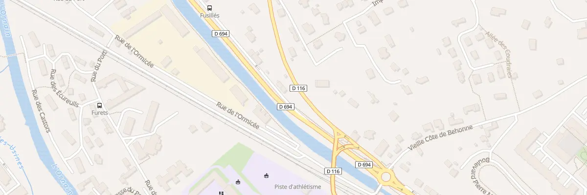 Plan du 51 Voie des Fusillés à Bar-le-Duc