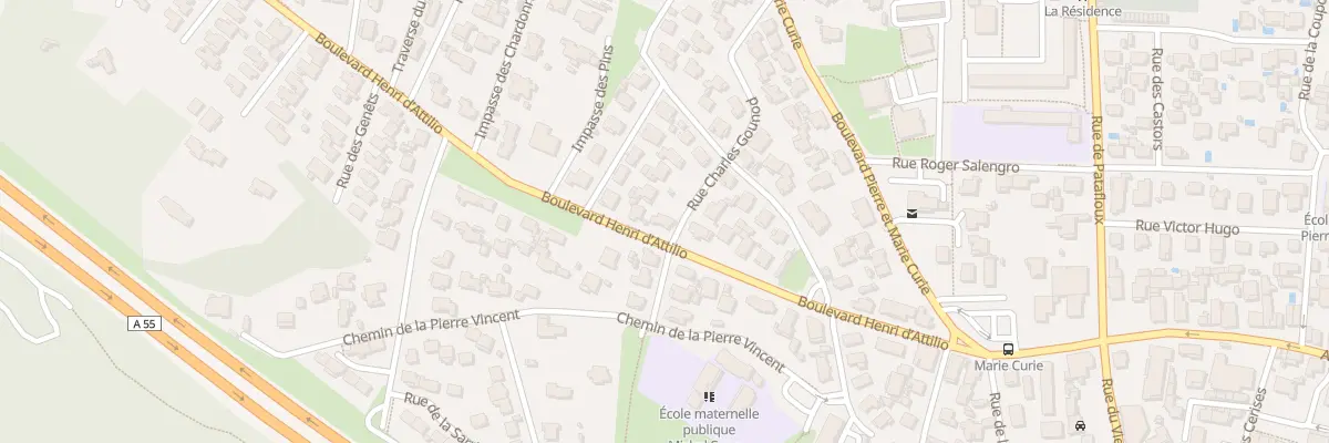 Plan du 13 Bd du Château Moustier à Châteauneuf-les-Martigues