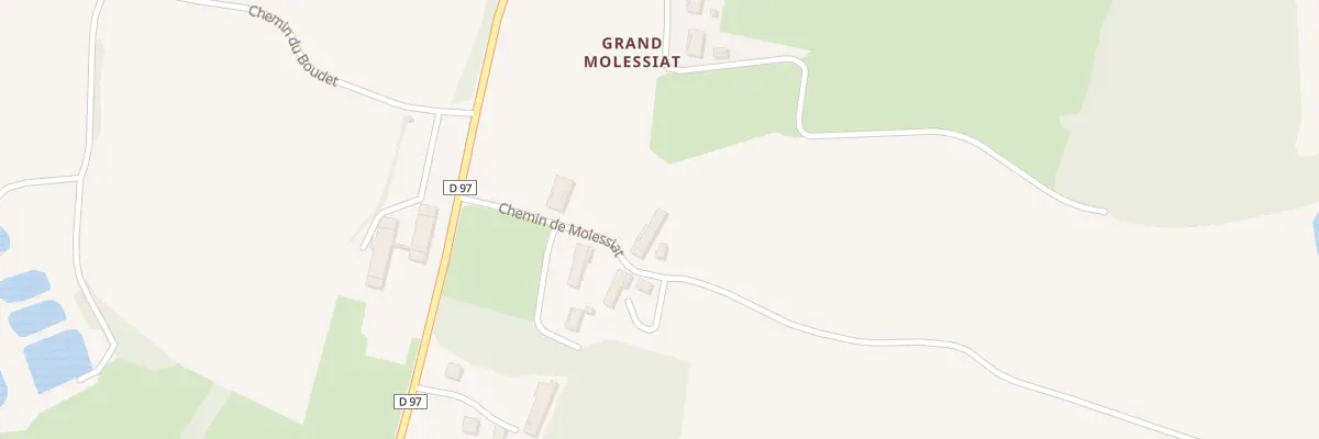 Plan du 129 Che de Molessiat à Saint-Nizier-le-Bouchoux