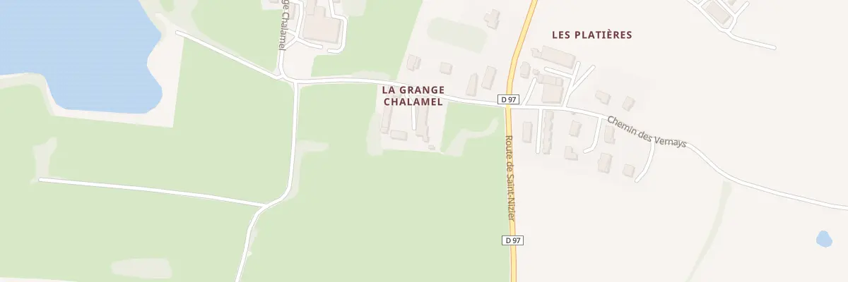Plan du 344 Rue de la Grange Chalamel à Curciat-Dongalon