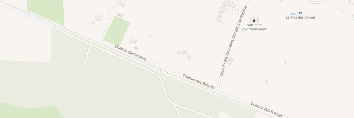 Plan du 537 Che des Baïsses à Mérindol