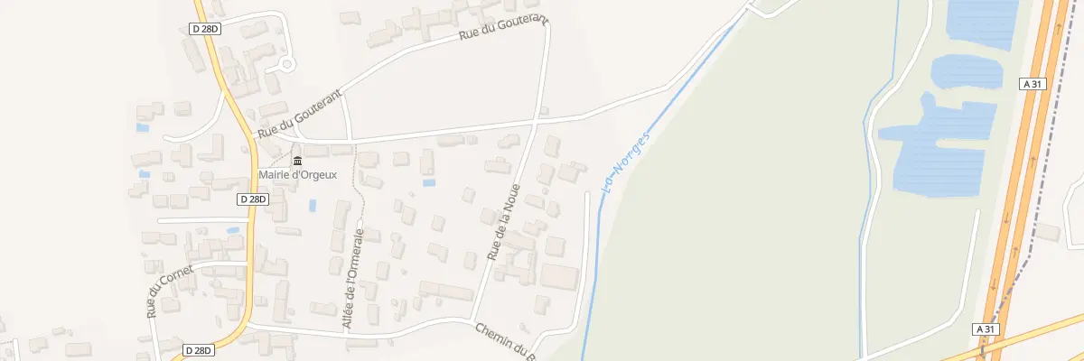 Plan du 3E Che du Breuil à Orgeux