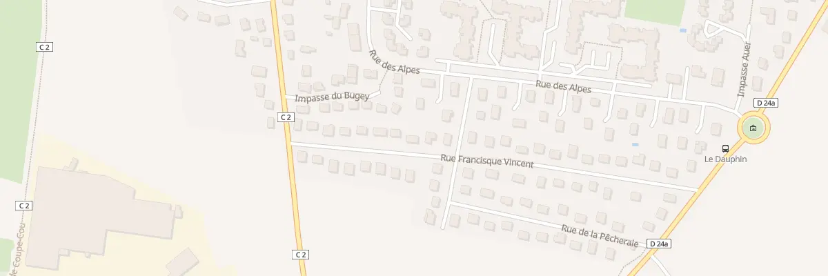 Plan du 28T Rue Francisque Vincent à Charvieu-Chavagneux