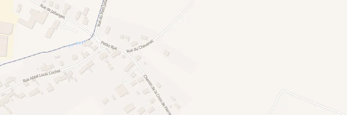 Plan du 4 Rue du Chevenet à Jallanges