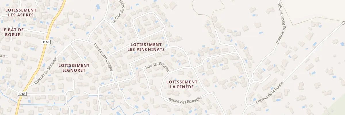 Plan du 52 Rue de la Marche des Milles à Pélissanne