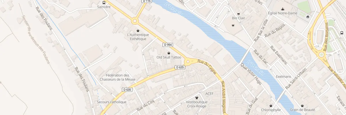 Plan du 8 Bd Raymond Poincaré à Bar-le-Duc
