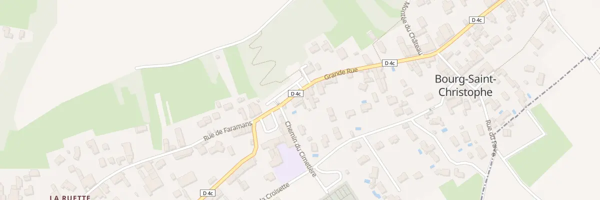 Plan du 31 Che du Cimetière à Bourg-Saint-Christophe