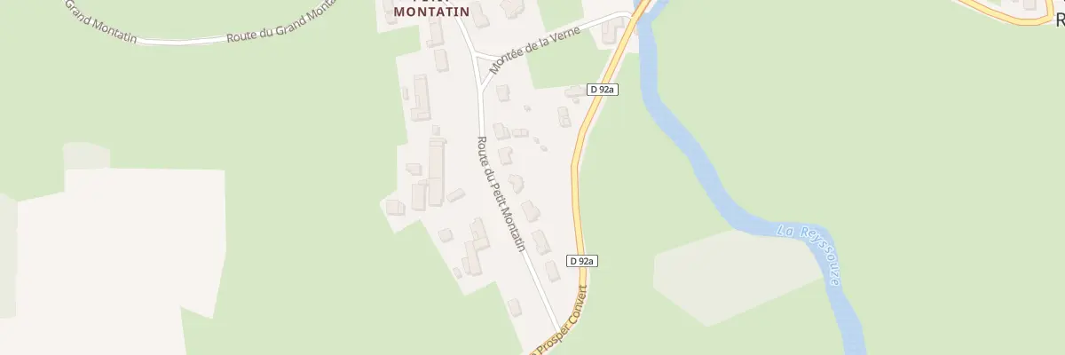 Plan du 124 Rte du Petit Montatin à Bresse Vallons