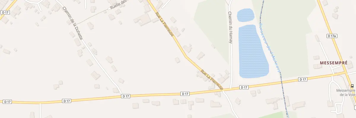 Plan du 14 Rue La Pierreuse à Messincourt