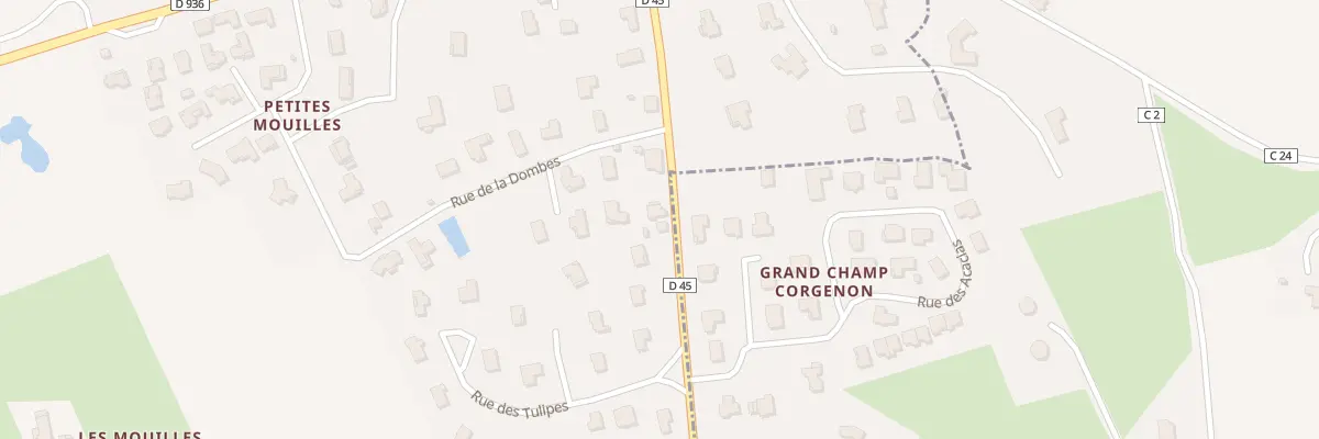 Plan du 268 Rue de la Gare à Buellas