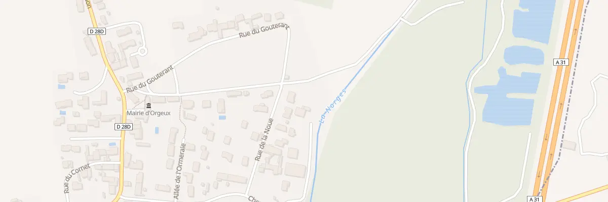 Plan du 3F Che du Breuil à Orgeux