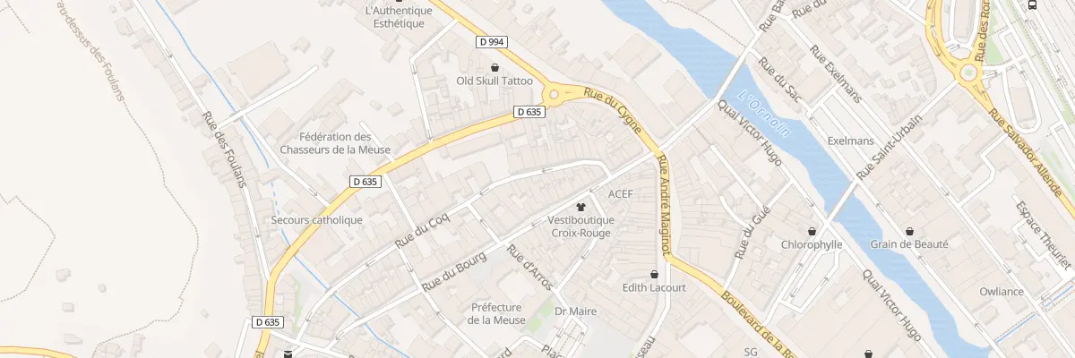 Plan du 18 Rue du Coq à Bar-le-Duc