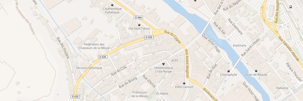Plan du 23 Rue du Coq à Bar-le-Duc