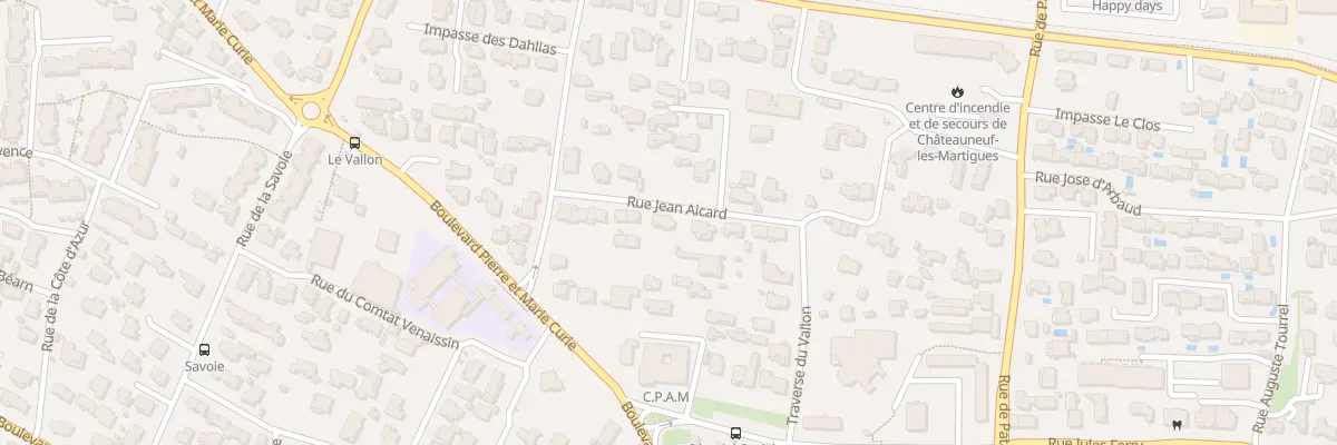 Plan du 14 Rue Jean Aicard à Châteauneuf-les-Martigues
