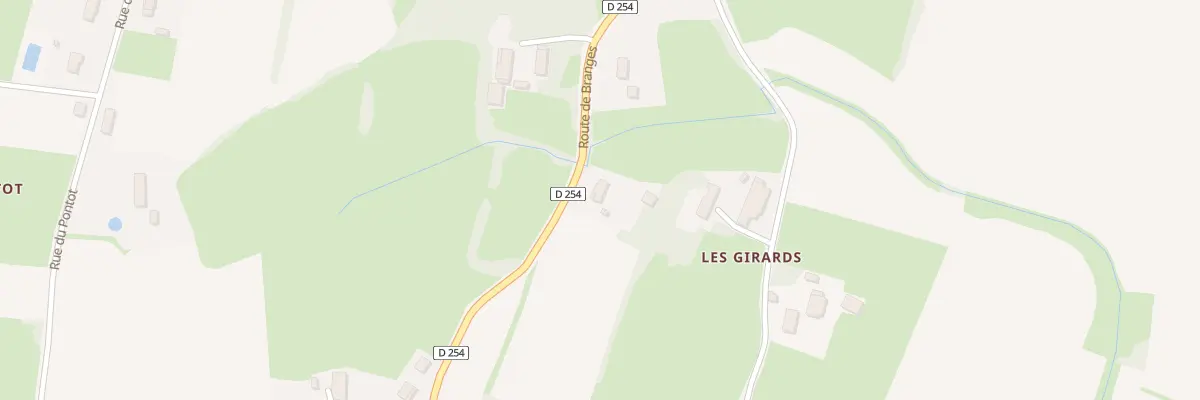 Plan du 695 Rte de Branges à Juif