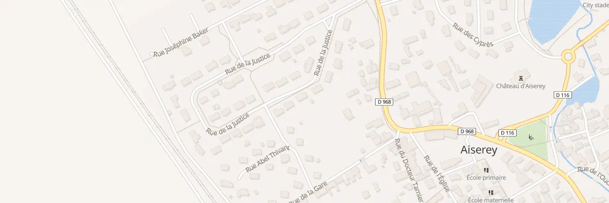 Plan du 11 Rue de la Justice à Aiserey