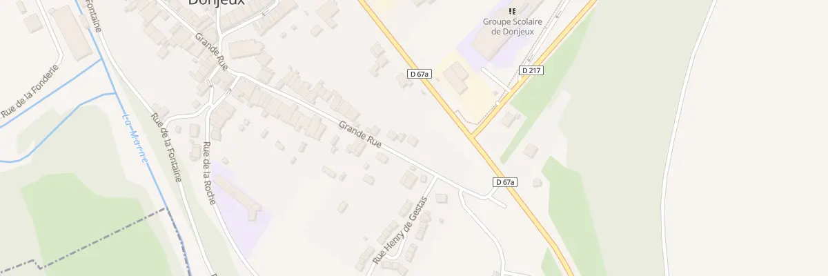 Plan du 73 Rue Grande Rue à Donjeux