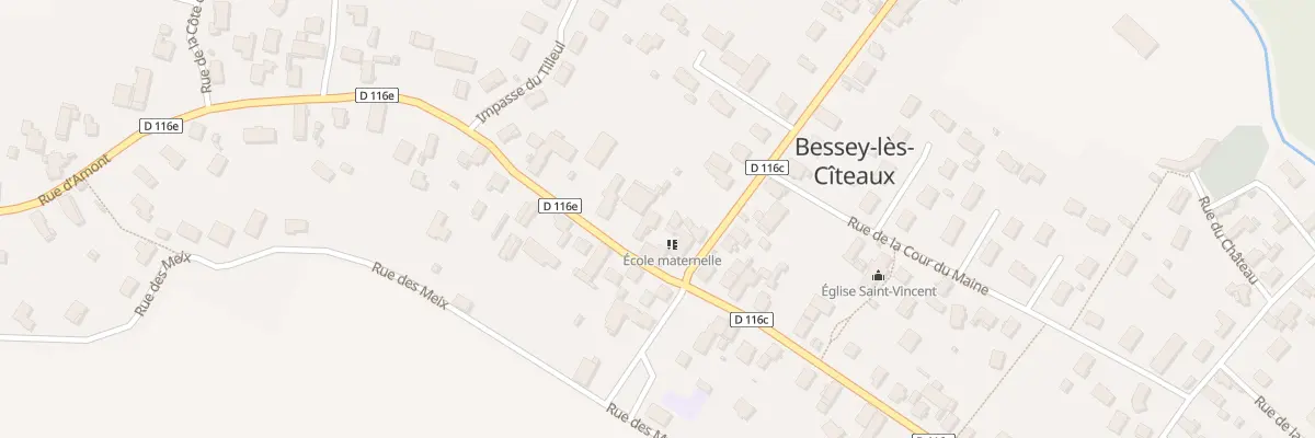Plan du 4 Rue d’Amont à Bessey-lès-Cîteaux
