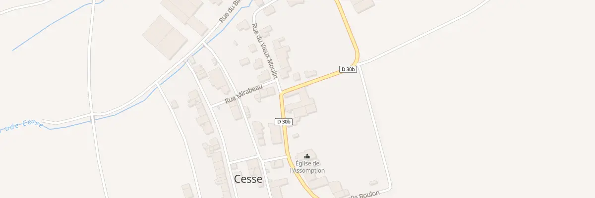 Plan du 18 Rue La Grande Rue à Cesse