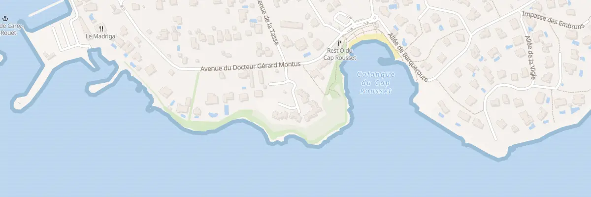 Plan du 26 Av du Docteur Gerard Montus à Carry-le-Rouet