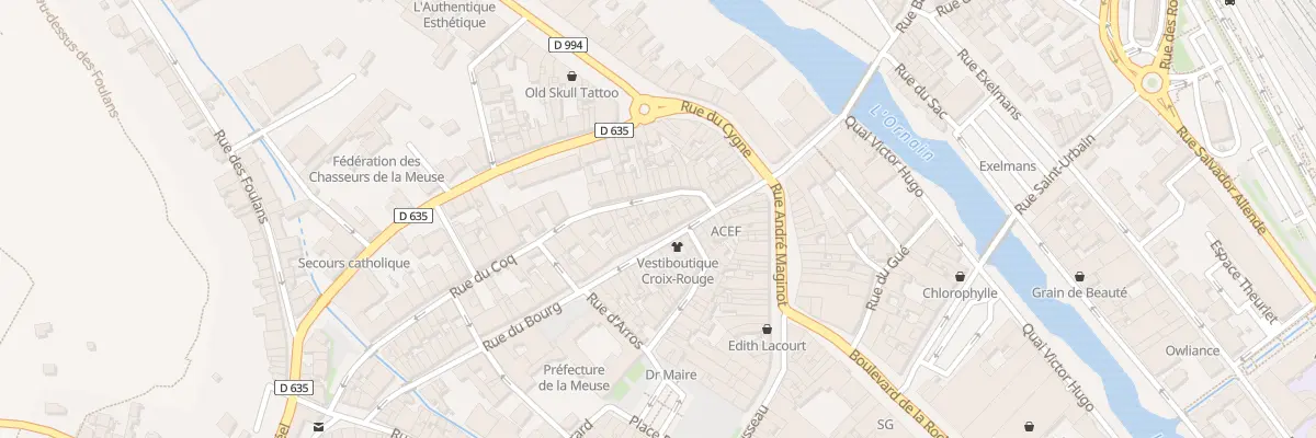 Plan du 12 Rue du Coq à Bar-le-Duc