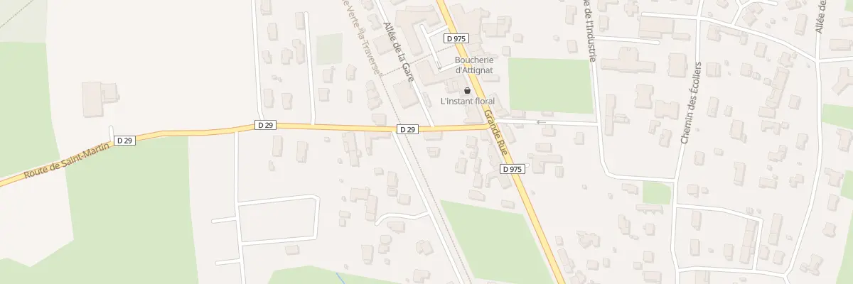 Plan du 59 Rte de Saint-martin à Attignat