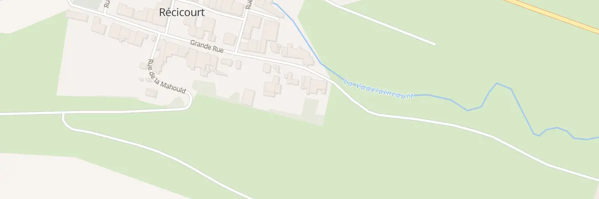 Plan du 30 Gr Grande Rue à Récicourt