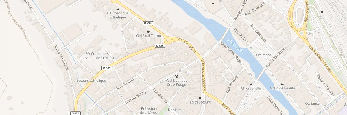 Plan du 13 Rue du Coq à Bar-le-Duc