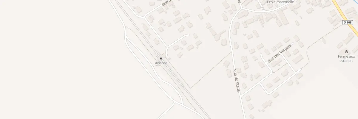 Plan du 29 Rue de la Gare à Aiserey