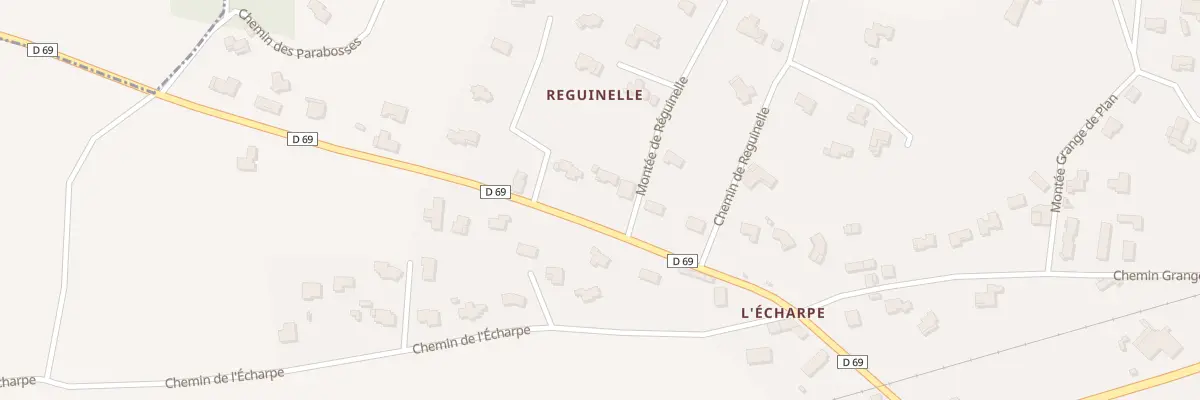 Plan du 330 Rte de Chatillon Saint Jean à Saint-Lattier