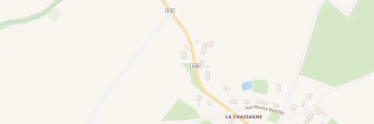 Plan du 10 Rte de la Chassagne à Devrouze